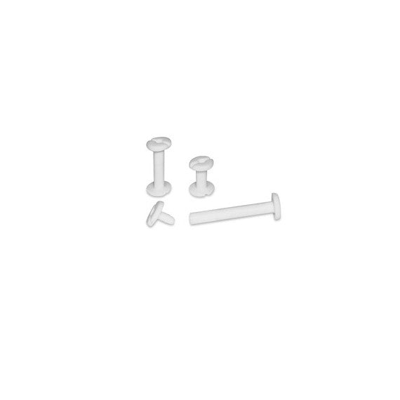 Viti sepolte - plastica - 20 mm - bianco - CWR - conf. 20 pezzi