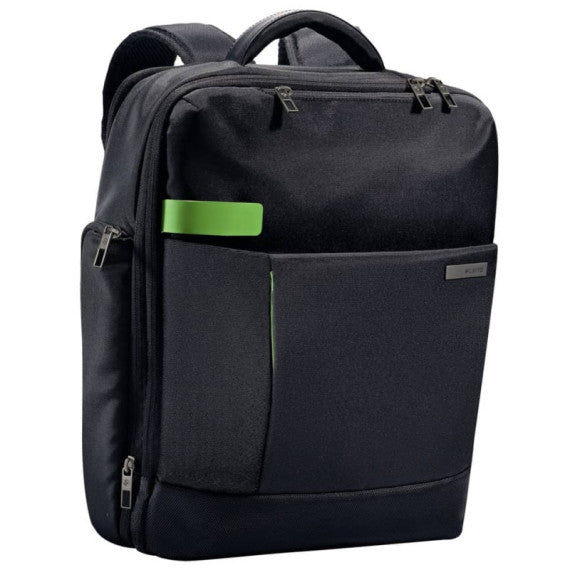 Zaino portacomputer Leitz Smart Traveller 15,6'' poliestere 2 scomparti nero - 60170095