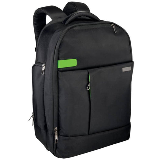 Zaino portacomputer Overnight 17'' Leitz Smart Traveller in poliestere nero 60880095