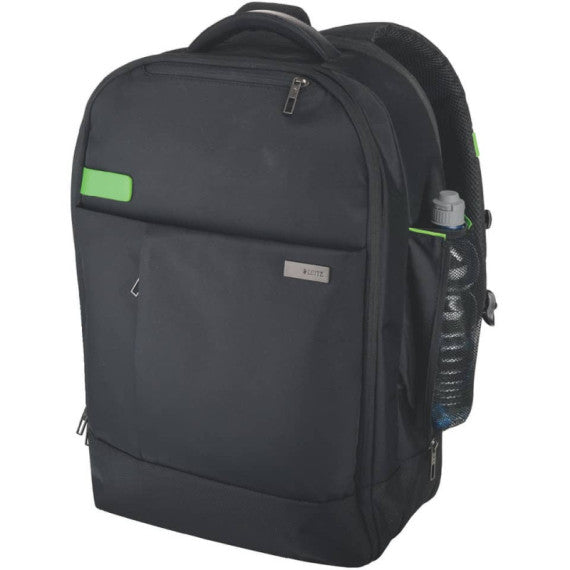 Zaino portacomputer Overnight 17'' Leitz Smart Traveller in poliestere nero 60880095