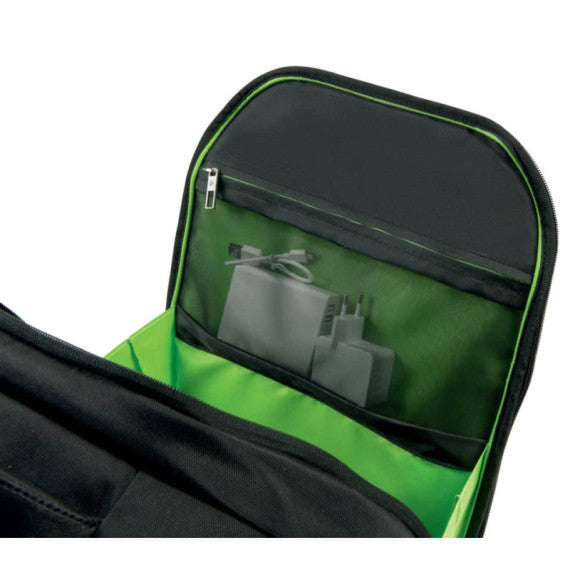 Zaino portacomputer Overnight 17'' Leitz Smart Traveller in poliestere nero 60880095