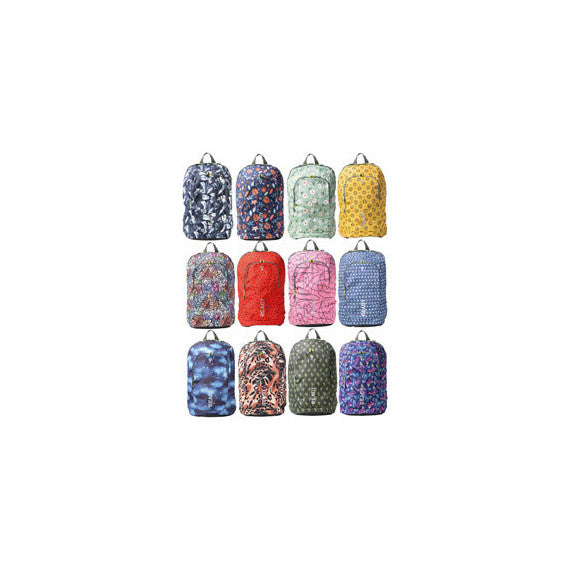 Zaino Ready - 28 x 44 x 15 cm - tela - fantasie assortite - InTempo